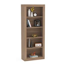 Estante para Sala com Vistas Castanho Politorno - Castanho