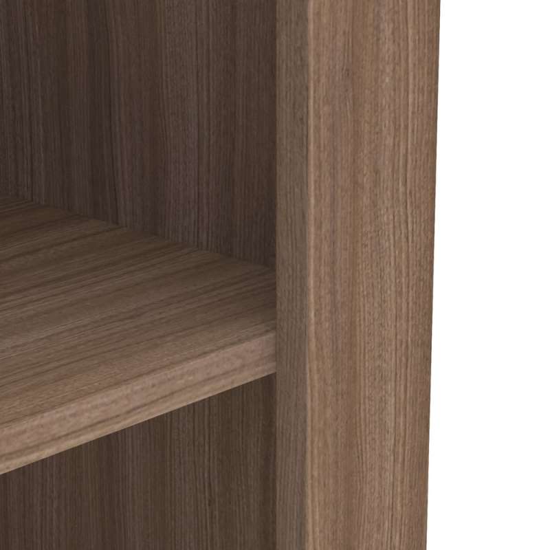 Estante para Sala com Vistas Castanho Politorno - Castanho