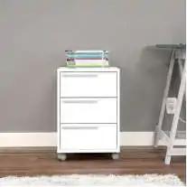 Gaveteiro Politorno Maia 3 Gavetas Branco