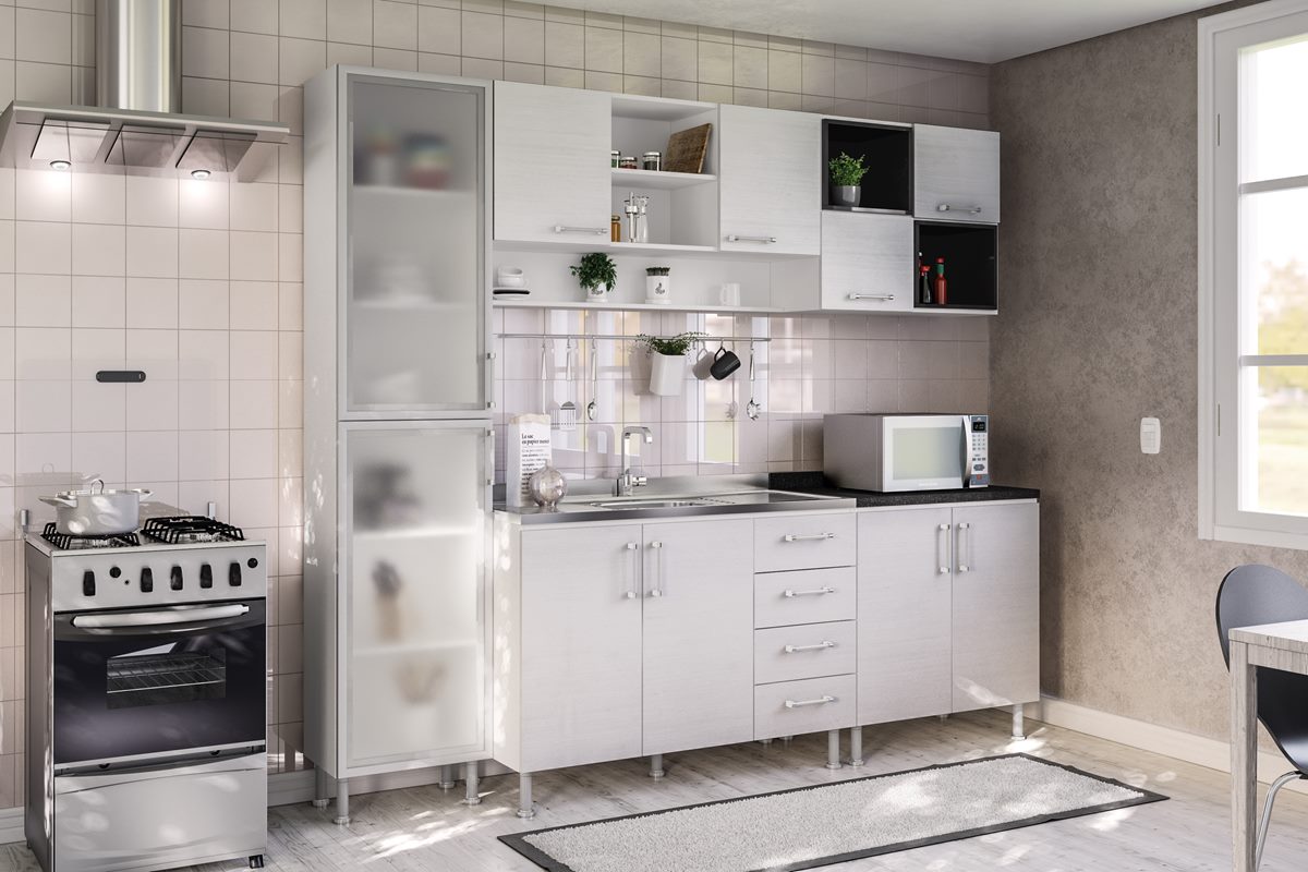 Cozinha Floripa Branco Tatto Politorno